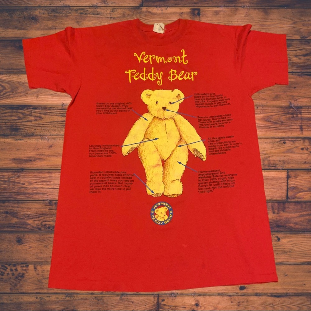 Vermont Teddy Bear Shirt Build A Bear Vintage Christmas Shirt 1990’s